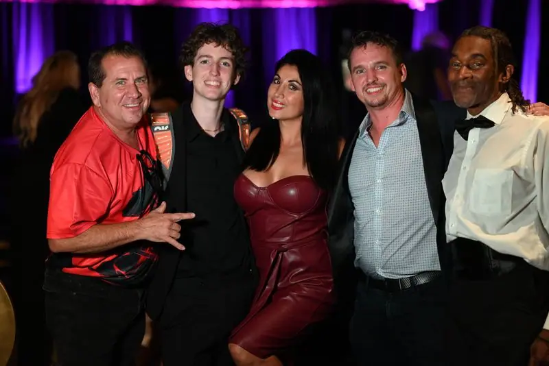 Stained Red Carpet — Forbes Productions photograph
