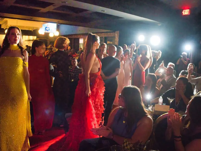 Stained Red Carpet — Fashion show