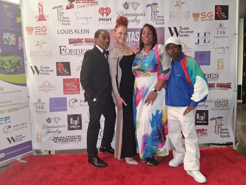 Stained Red Carpet — Forbes Productions photograph
