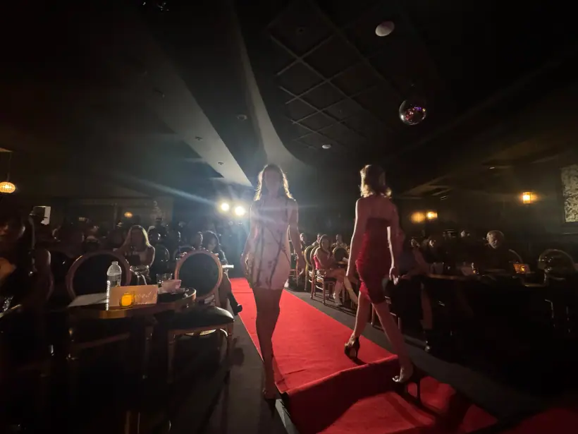 Stained Red Carpet — Forbes Productions photograph