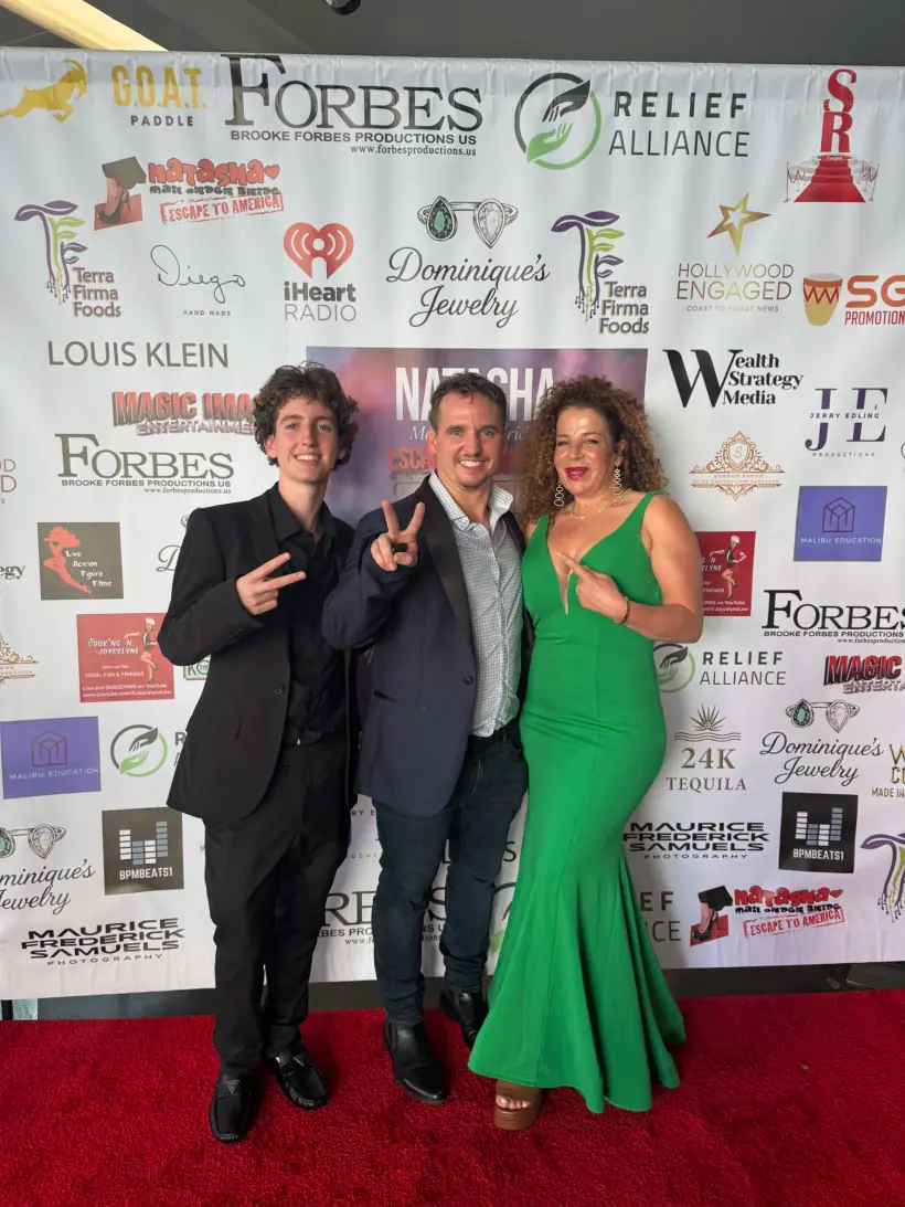 Stained Red Carpet — Forbes Productions photograph