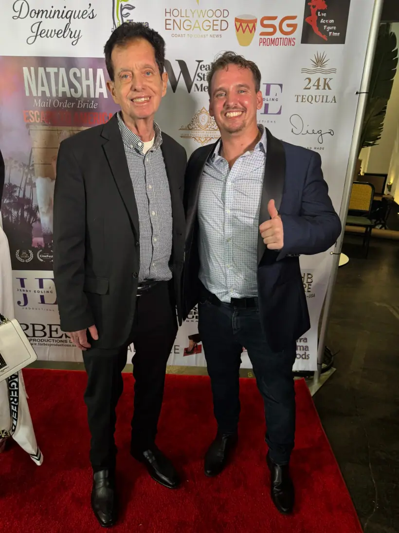 Stained Red Carpet — Forbes Productions photograph