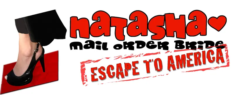 Natasha: Escape to America — Natashalogo step and repeat tues may comedy chatea