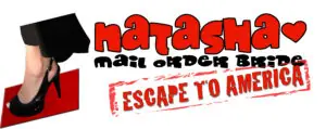 Natasha: Escape to America — Natashalogo step and repeat tues may comedy chatea
