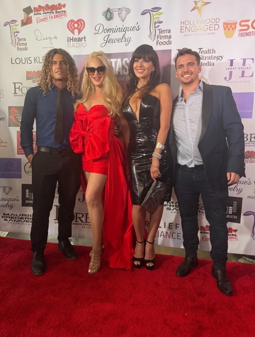 Stained Red Carpet — Forbes Productions photograph